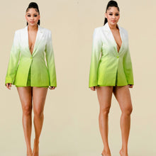 Load image into Gallery viewer, Neon ombré blazer set