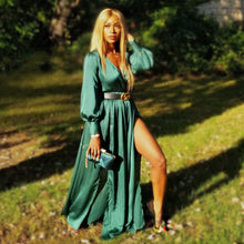 Load image into Gallery viewer, Gorgeous in green maxi dress