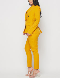 You asked to see the BOSS, so they sent me! Mustard power suit