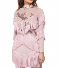 Load image into Gallery viewer, It’s my birthday chick! Mauve tassel dress