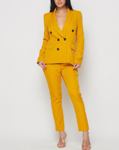 You asked to see the BOSS, so they sent me! Mustard power suit
