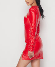 Load image into Gallery viewer, Super woman red mini dress