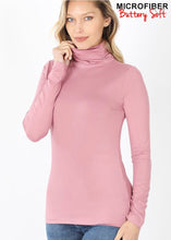 Load image into Gallery viewer, Microfiber buttery soft turtleneck