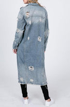 Load image into Gallery viewer, My type! Denim long jacket